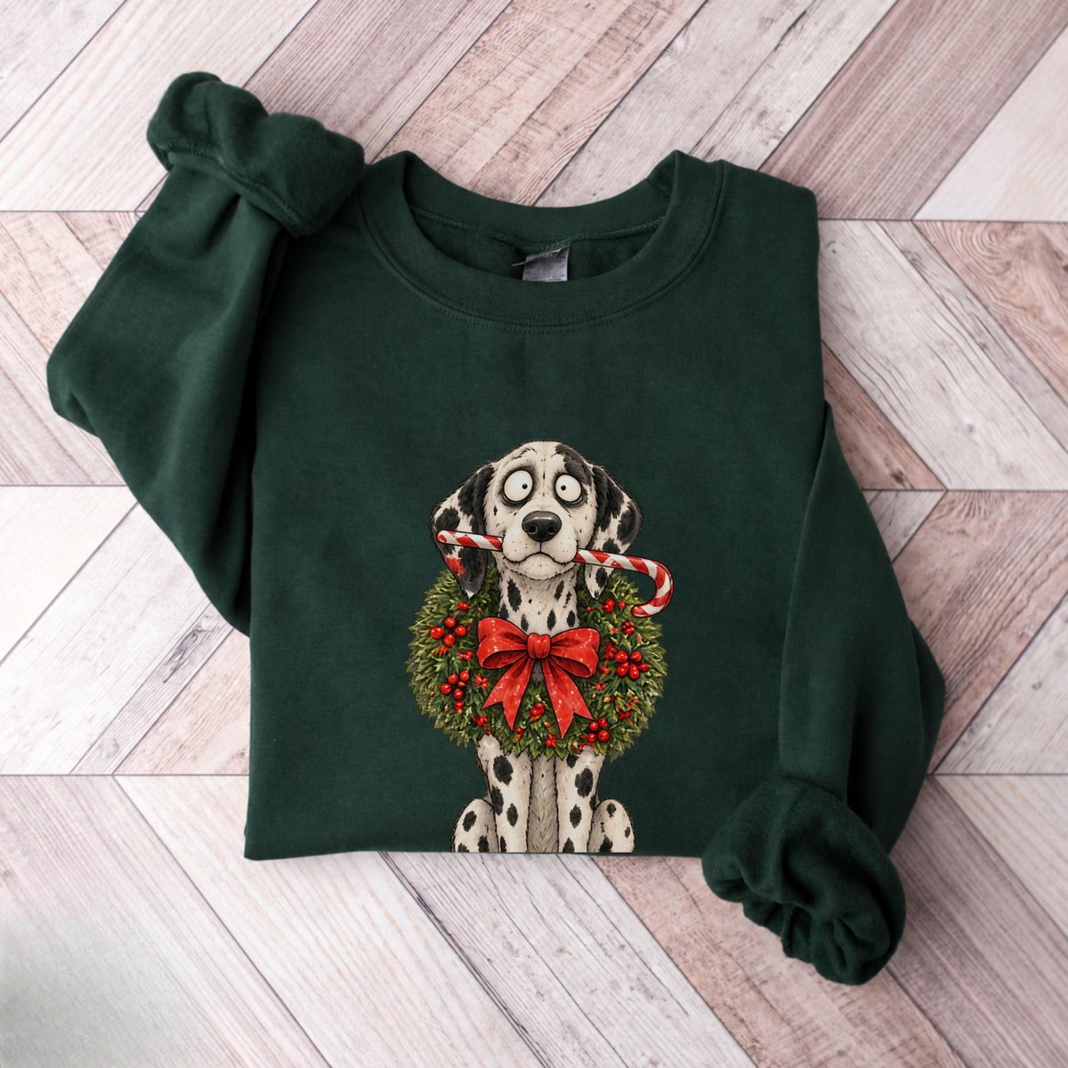 Dalmatian Christmas Sweatshirt