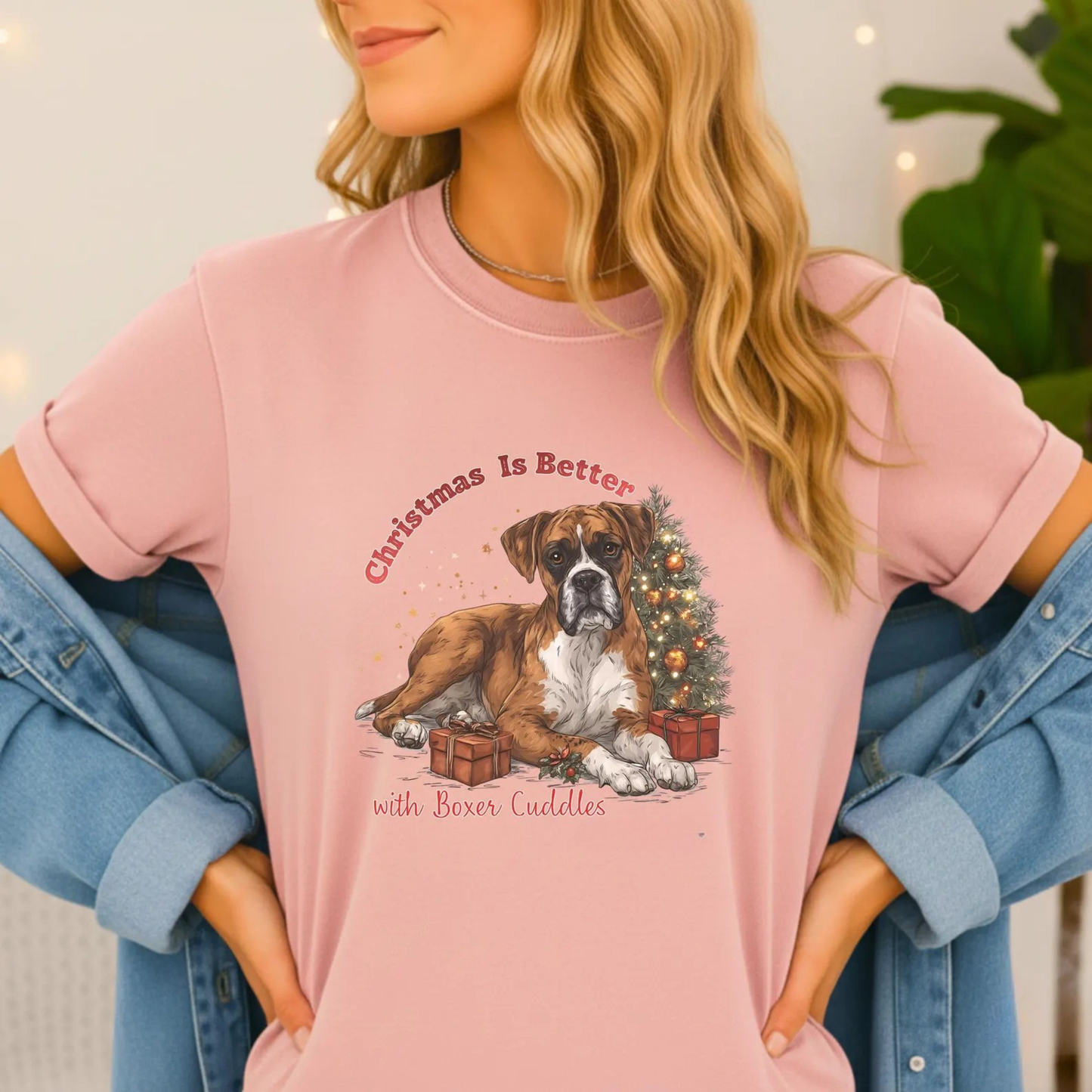 Boxer Christmas Shirt