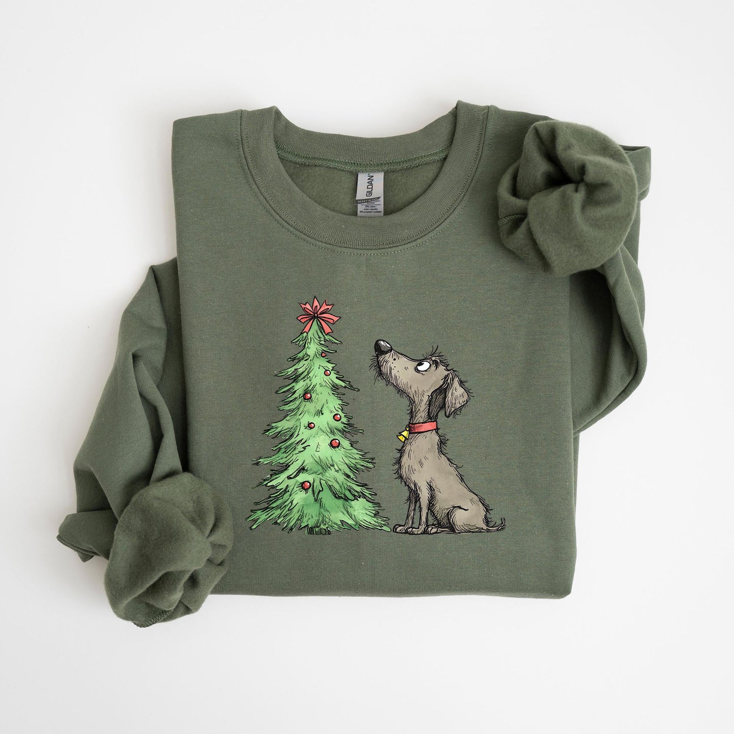 Christmas Tree Dog Sweater