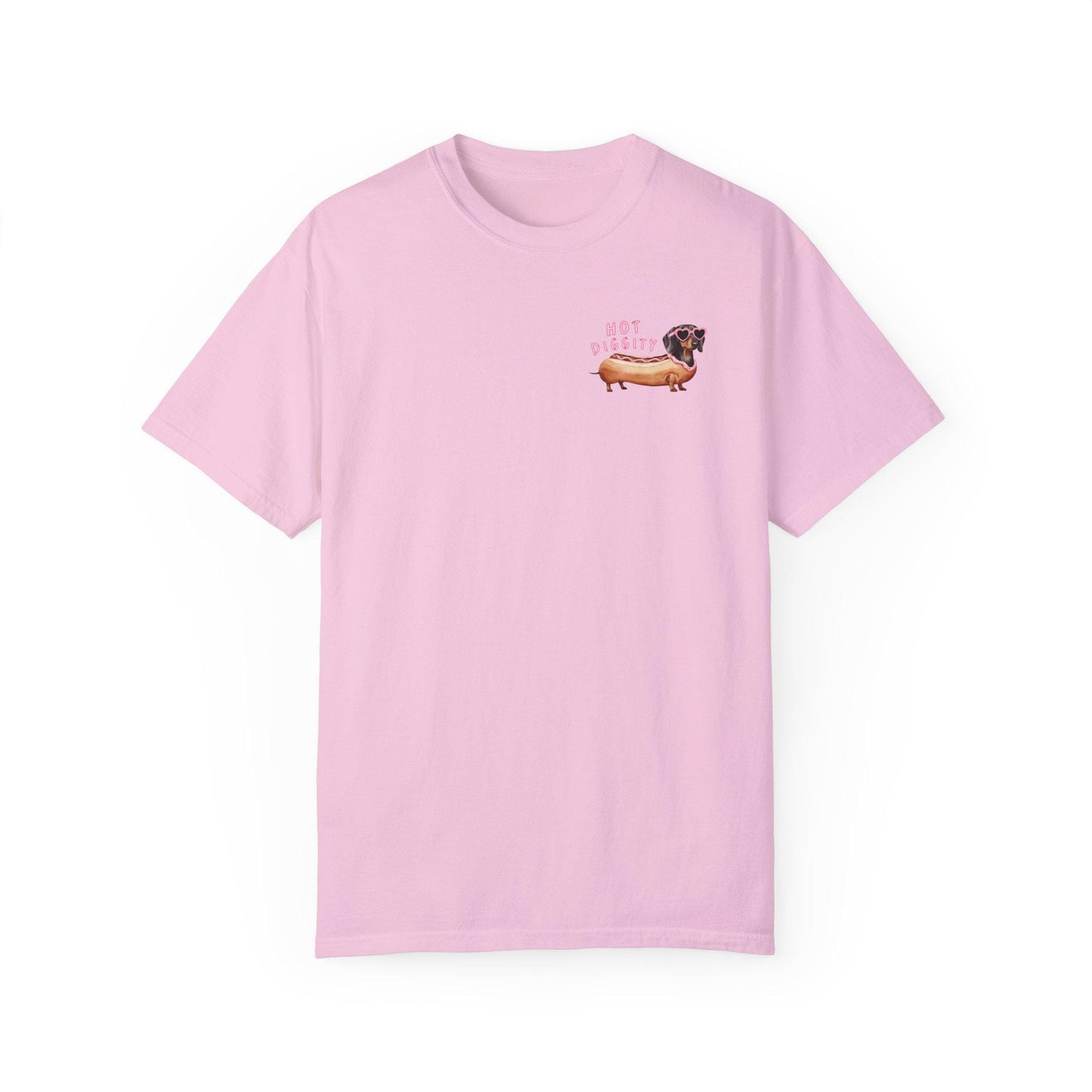 Hot Diggity Hot Dog Dachshund Tee