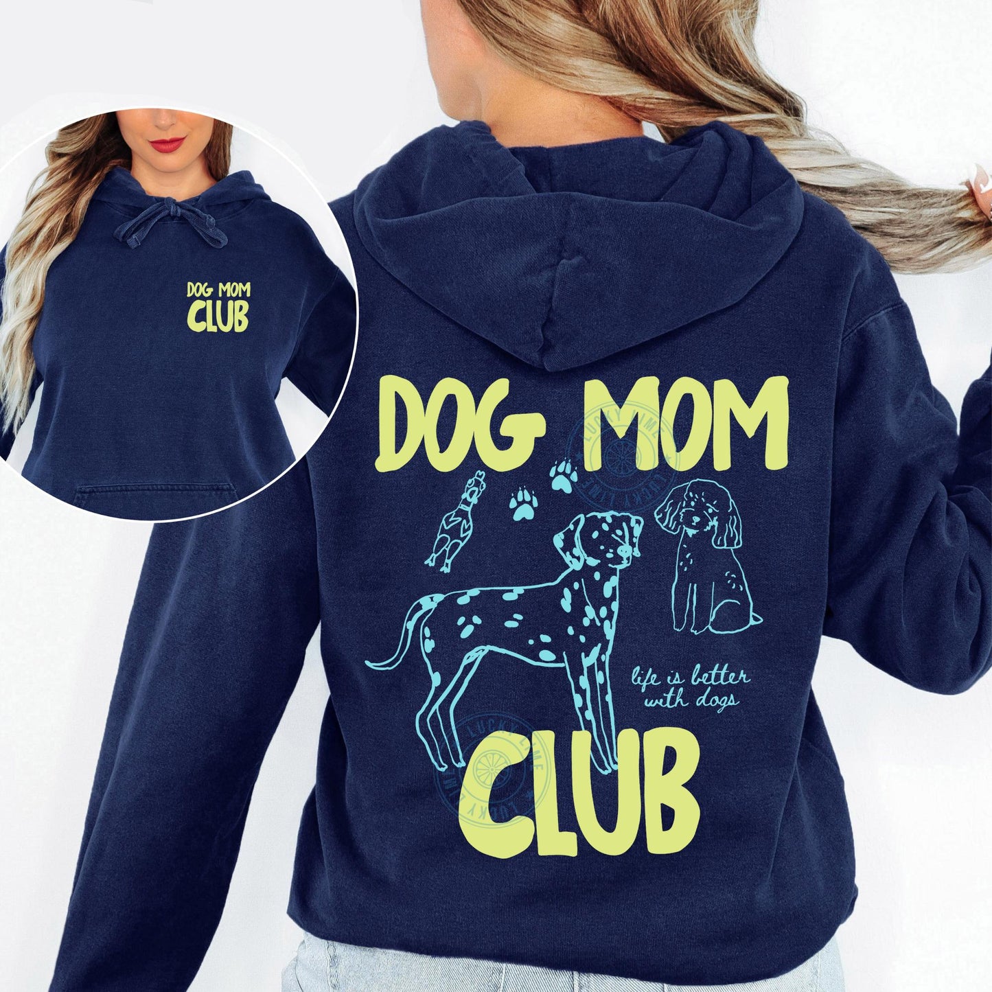Dog Mom Club Hoodie V12