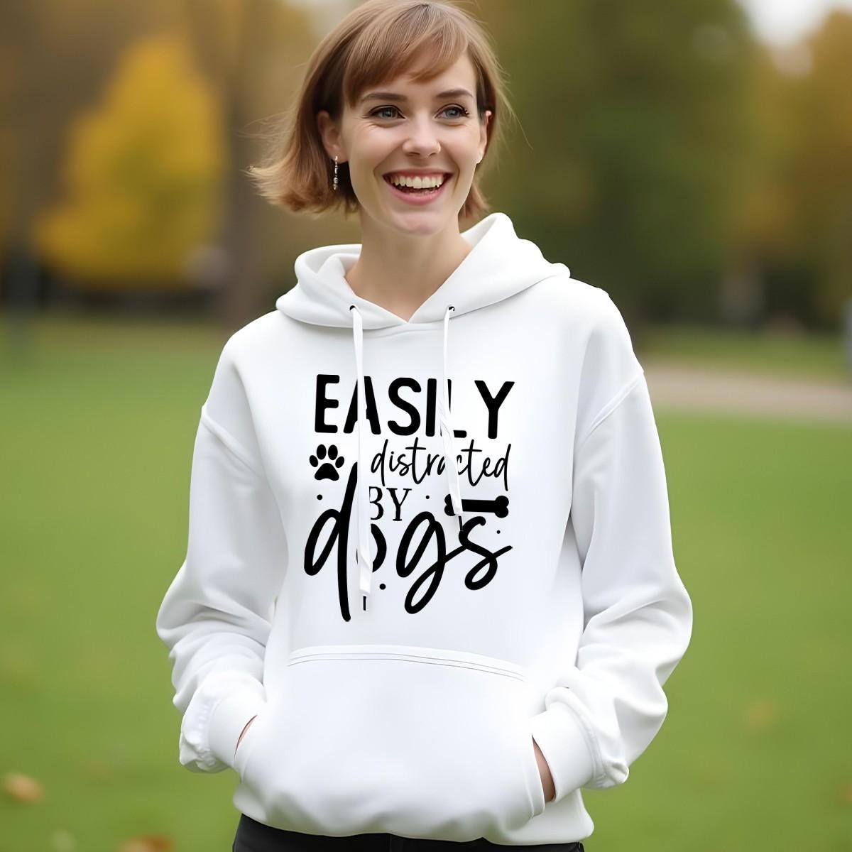 Easily Distracted By Dogs Hoodie V13