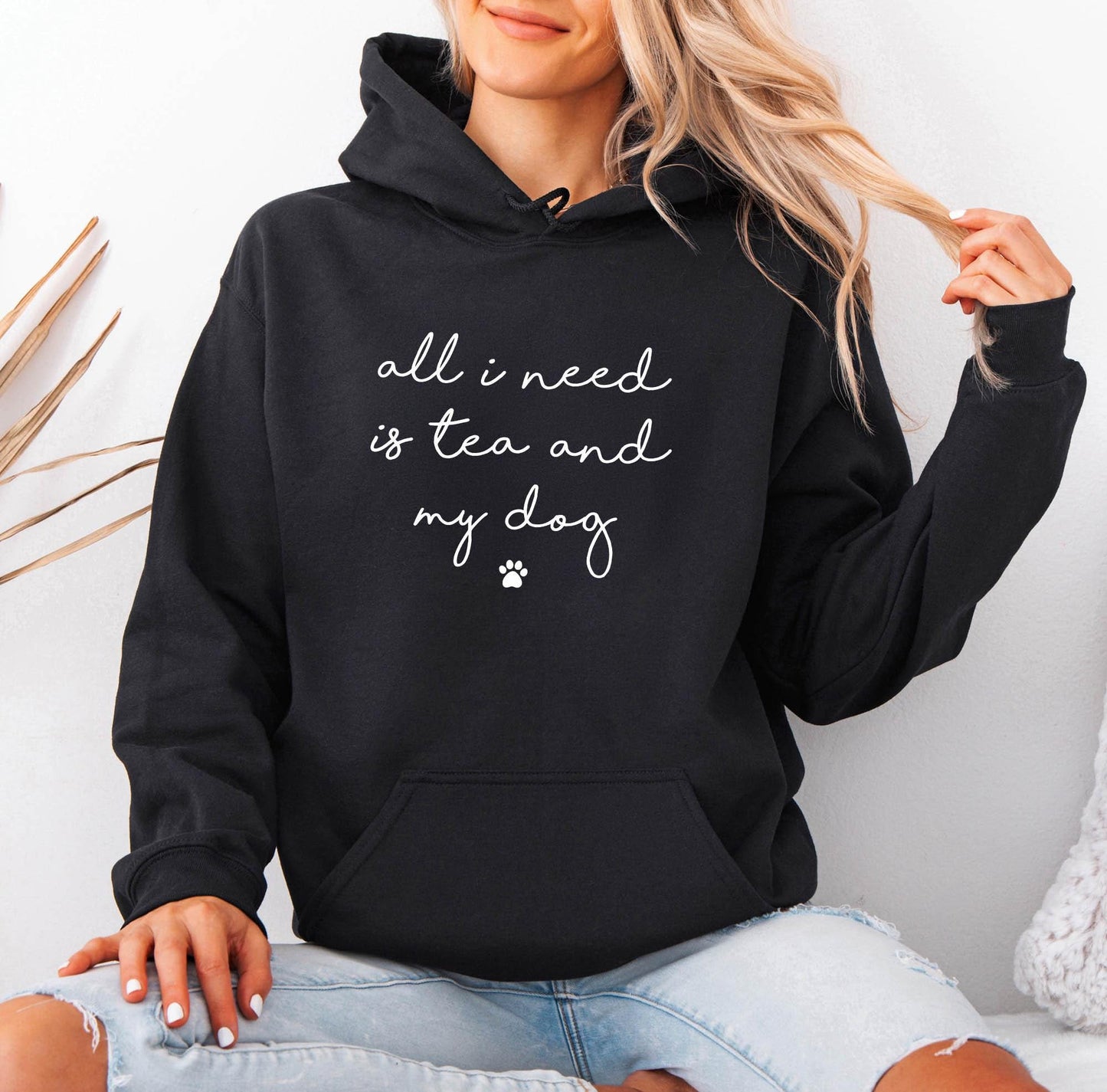 Tea & My Dog Hoodie