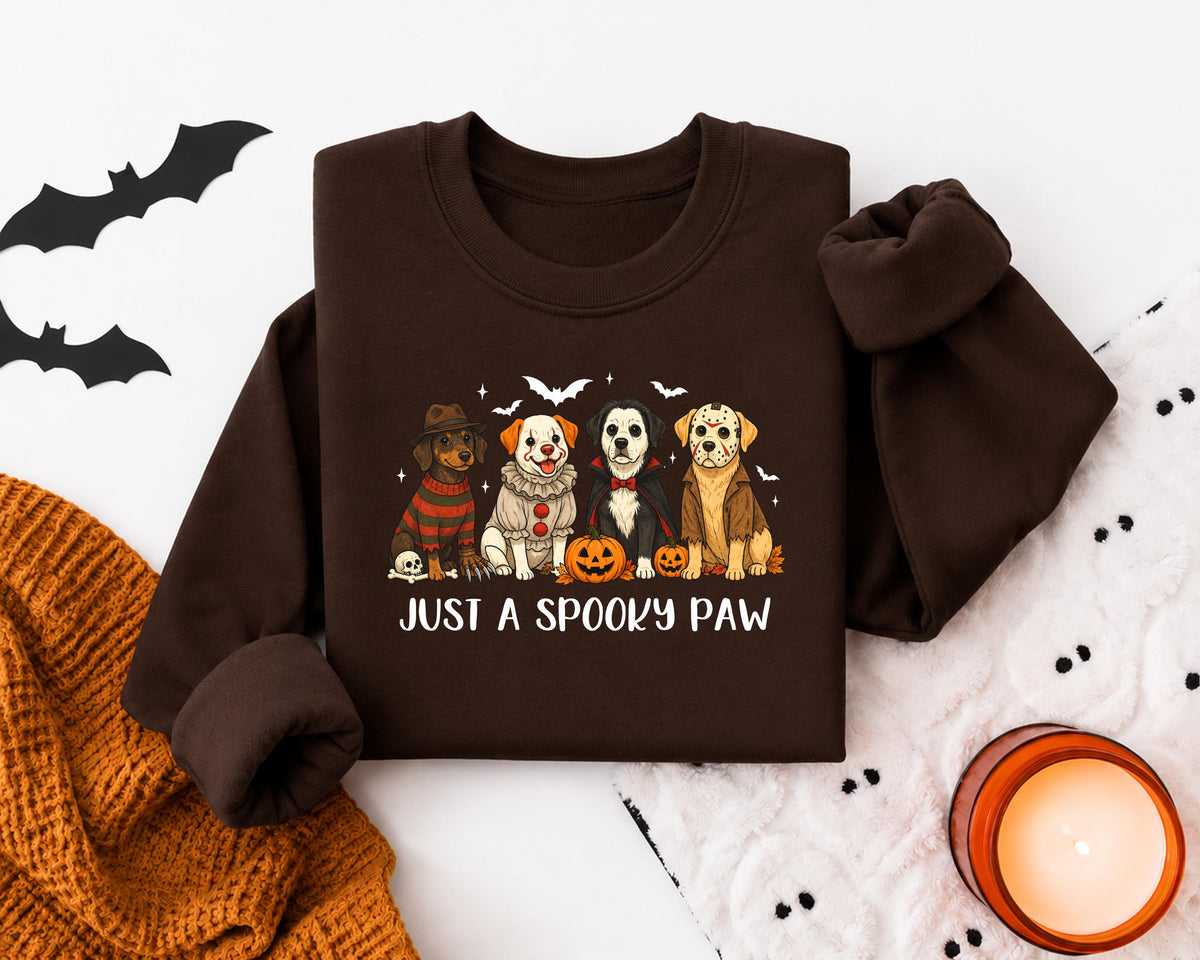 Just a Spooky Paw Sweatshirt