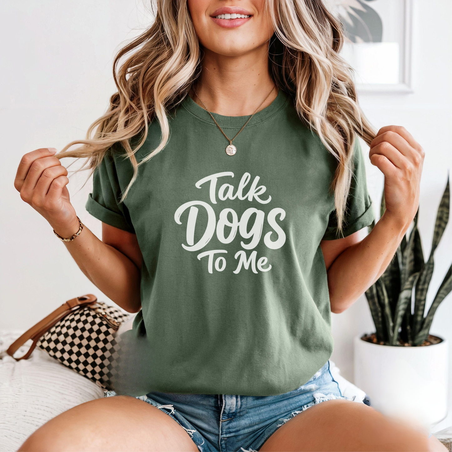Talk Dogs To Me Tee