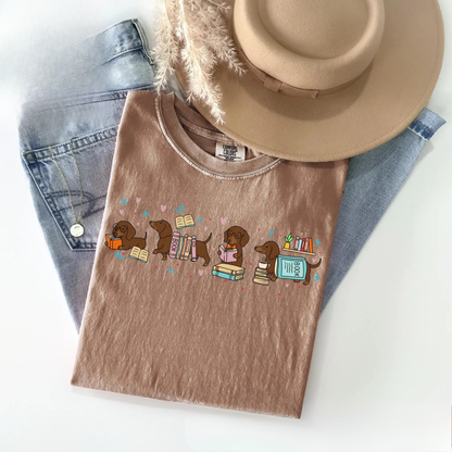 Dachshund Book Lover Shirt