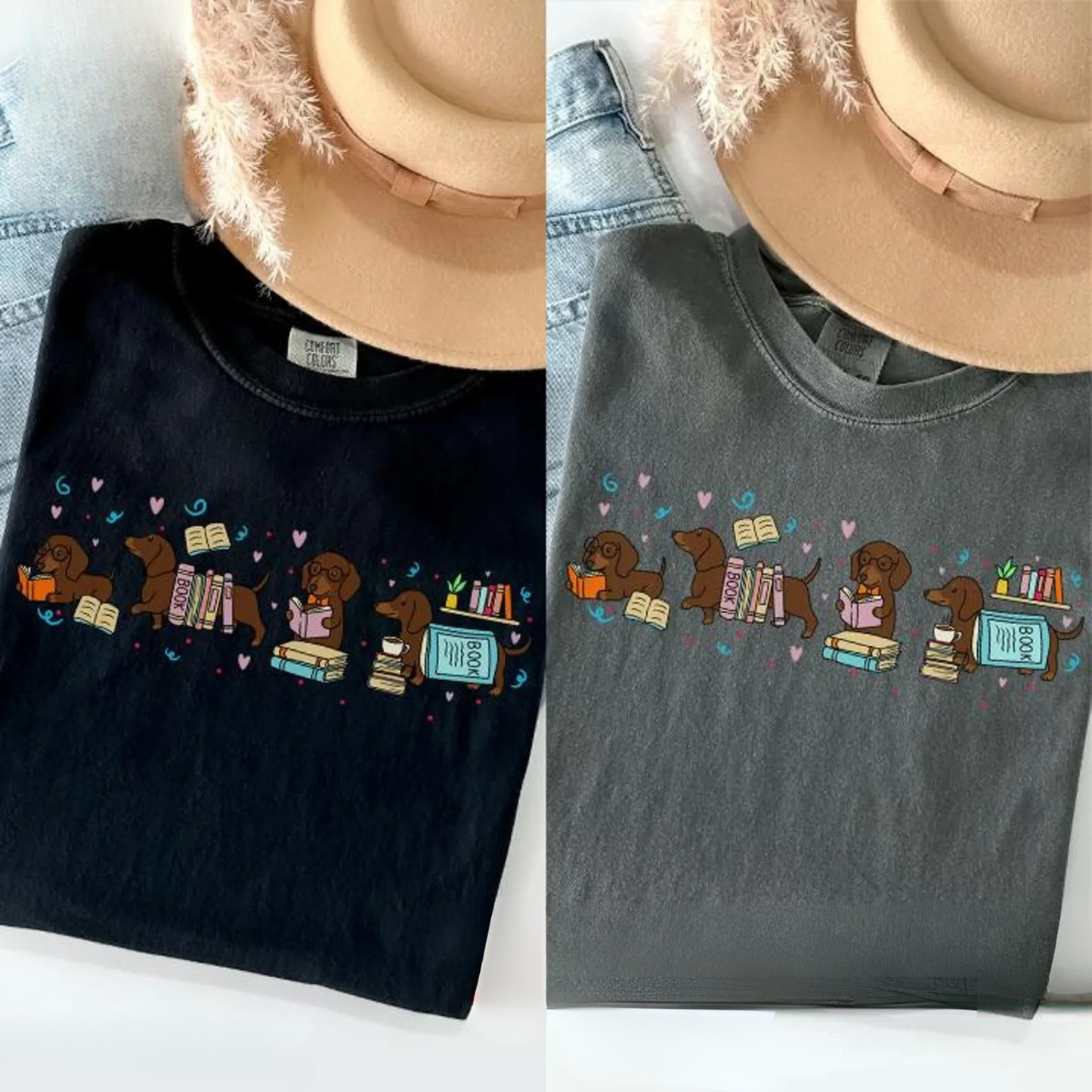 Dachshund Book Lover Shirt