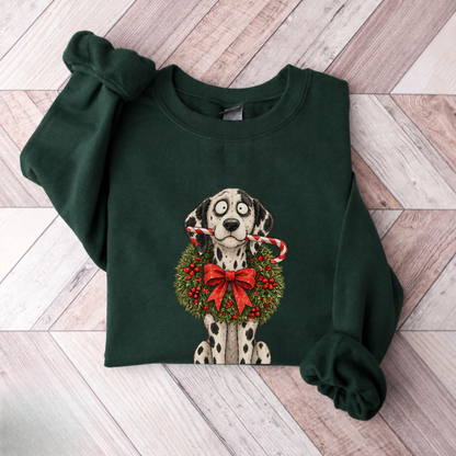 Dalmatian Christmas Sweatshirt