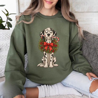 Dalmatian Christmas Sweatshirt