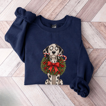 Dalmatian Christmas Sweatshirt