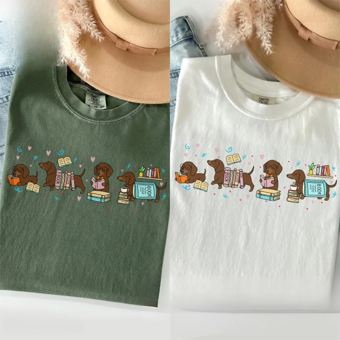 Dachshund Book Lover Shirt