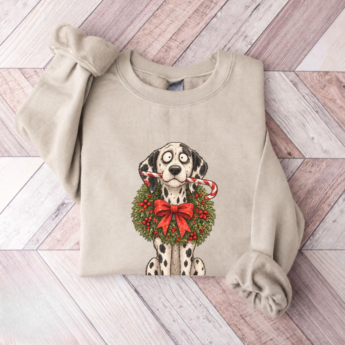 Dalmatian Christmas Sweatshirt