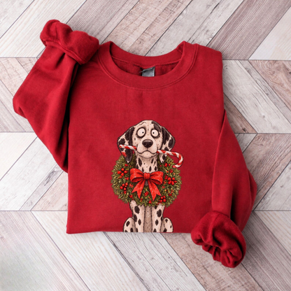 Dalmatian Christmas Sweatshirt