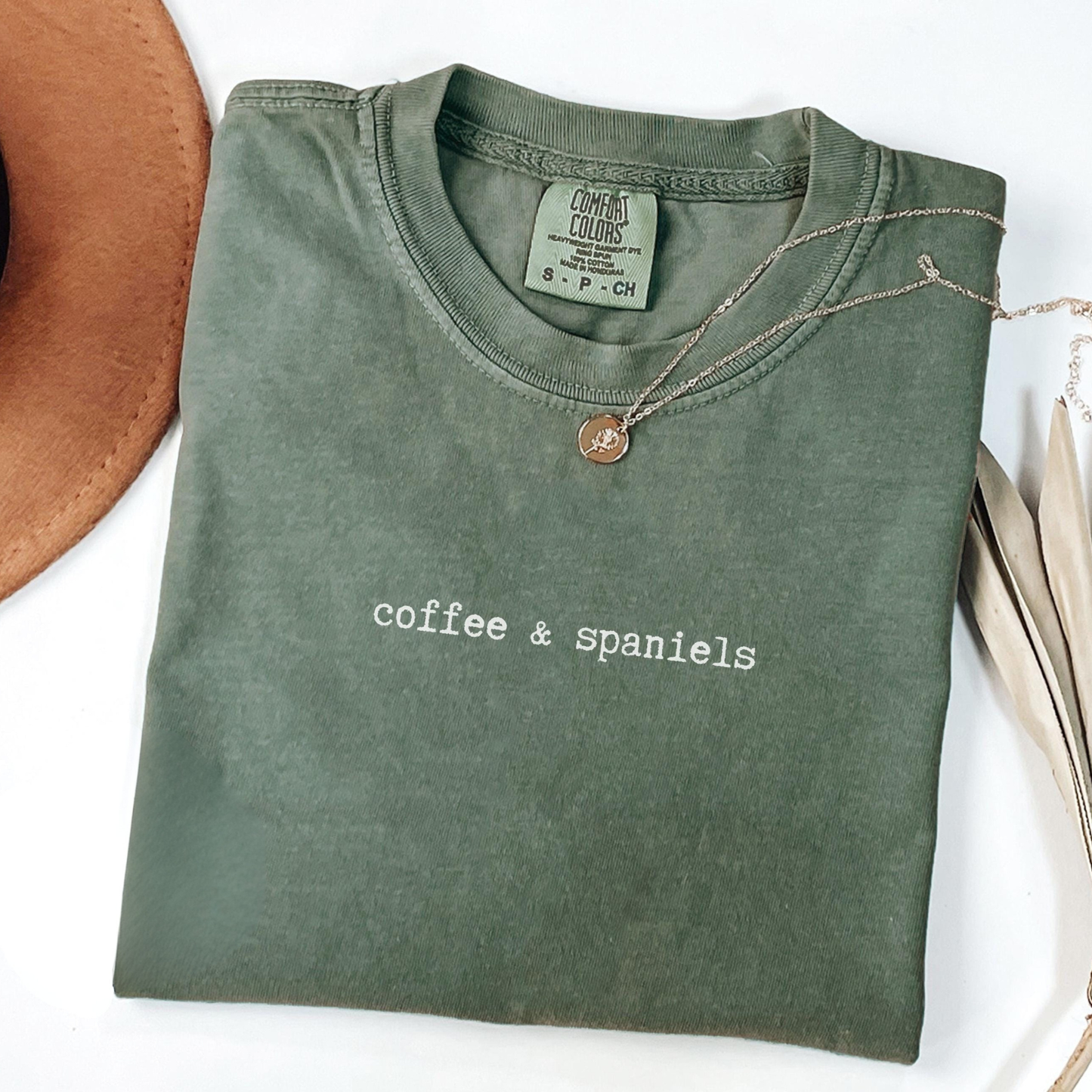Coffee & Spaniels Tee
