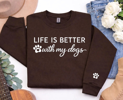 Life Is Better Sweatshirt 4