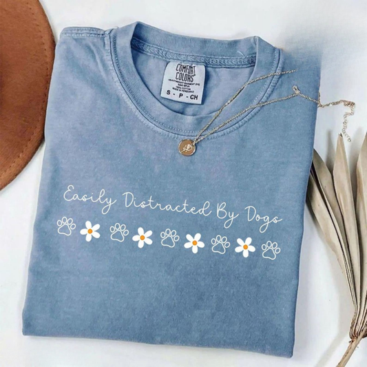Easily Distracted By Dogs Tee V