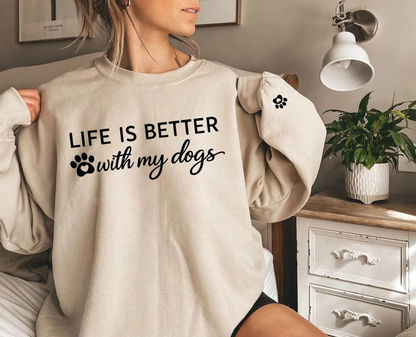 Life Is Better Sweatshirt 4