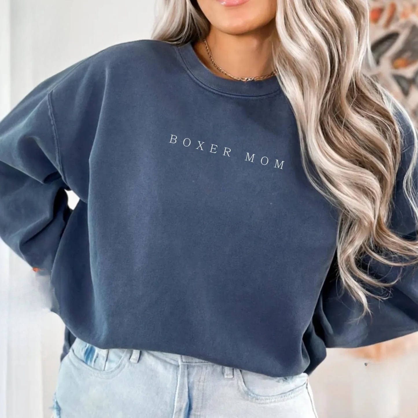 Boxer Mom Sweater
