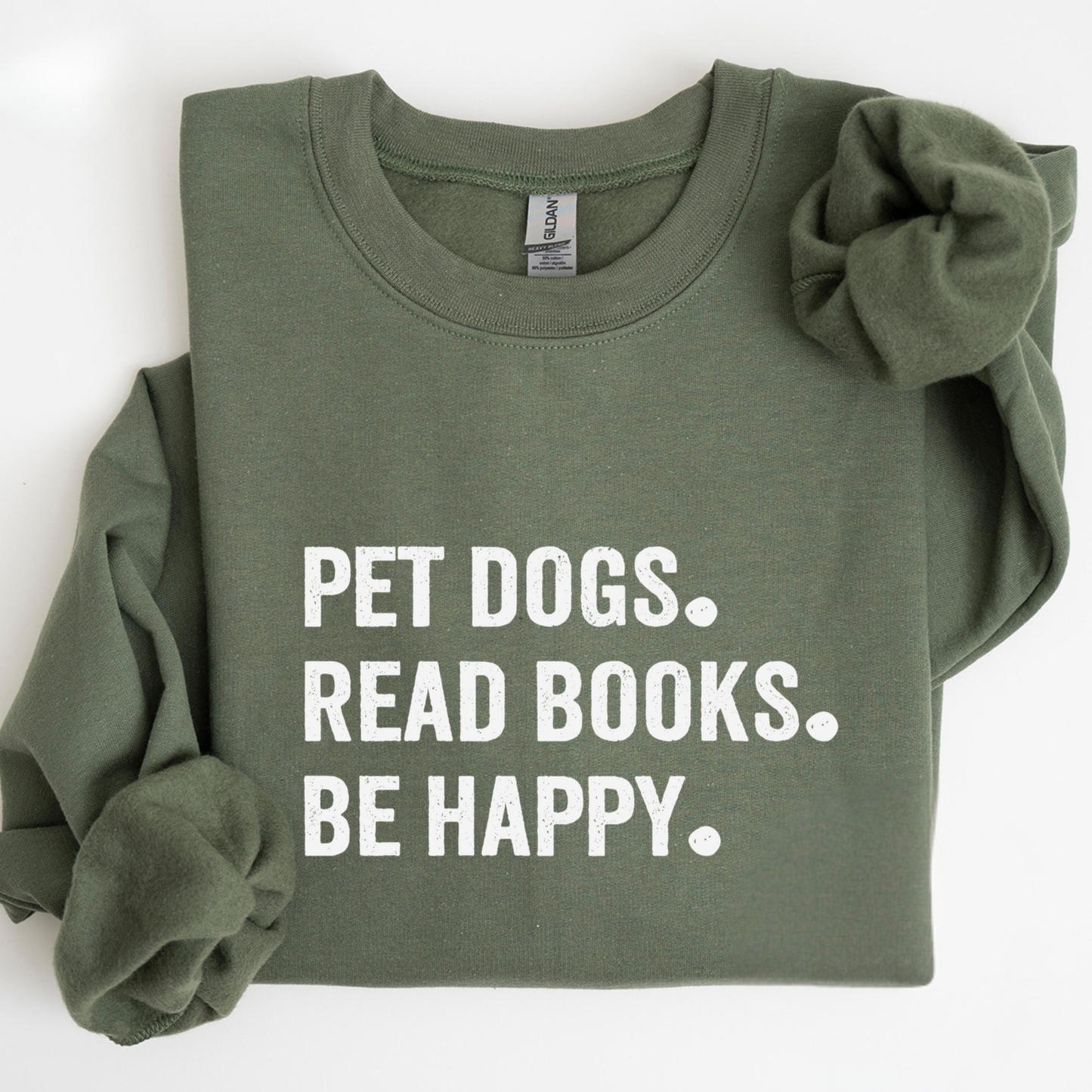 Pet Dogs Read Books Be Happy Sweater