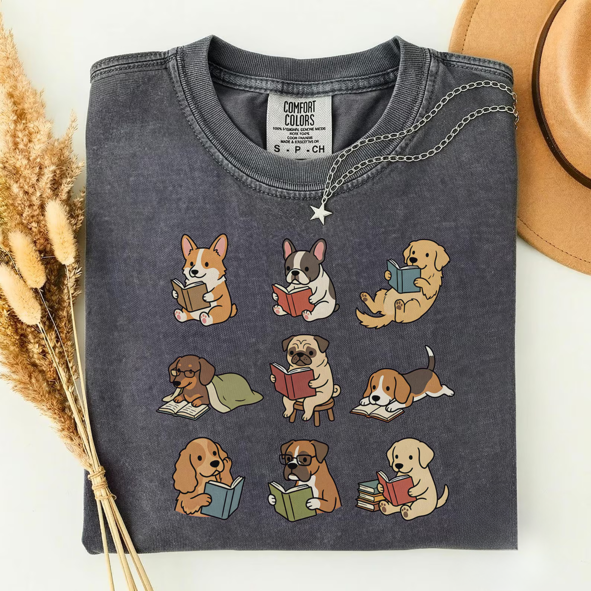 Funny Dog Reading Shirt