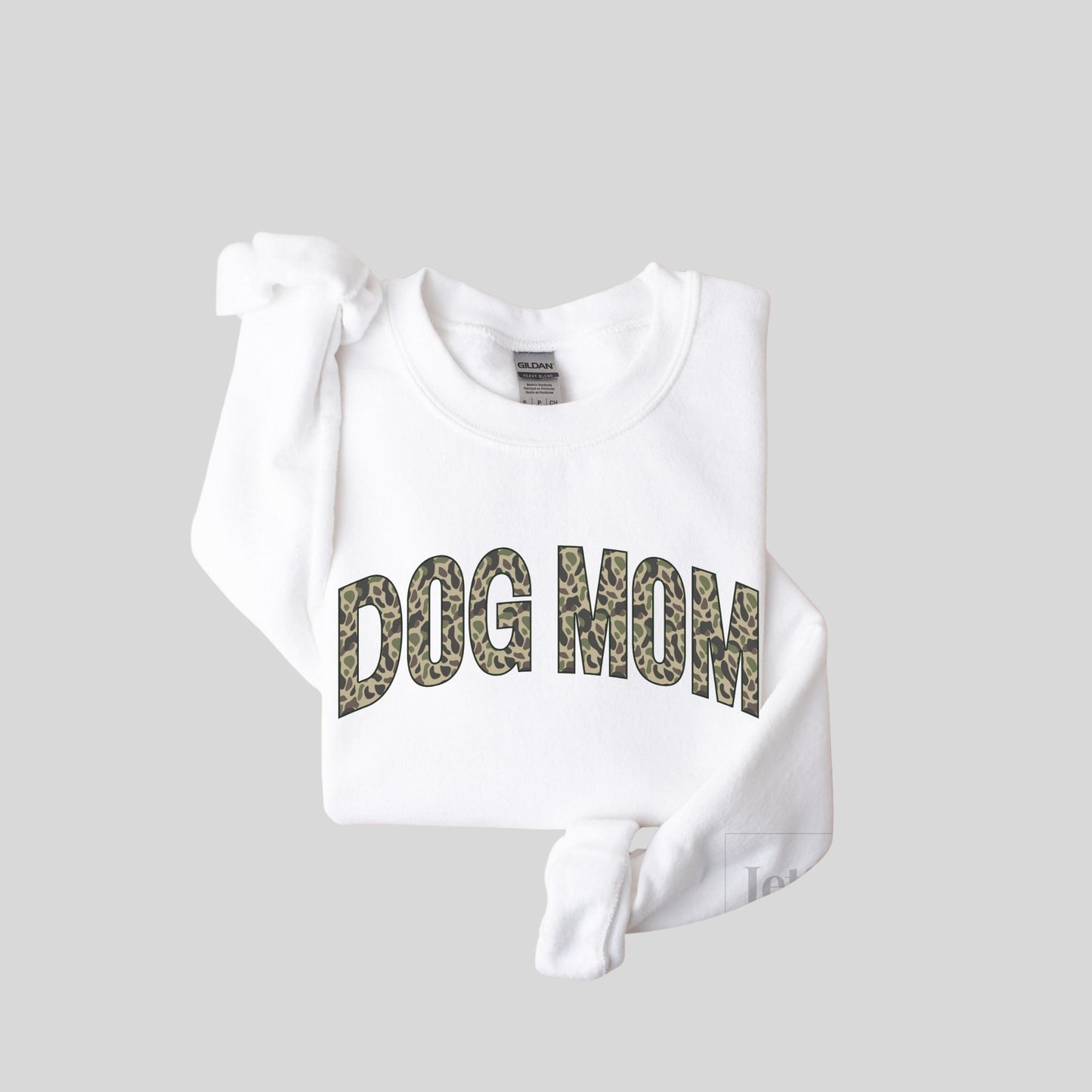 Dog Mom Camo Sweater