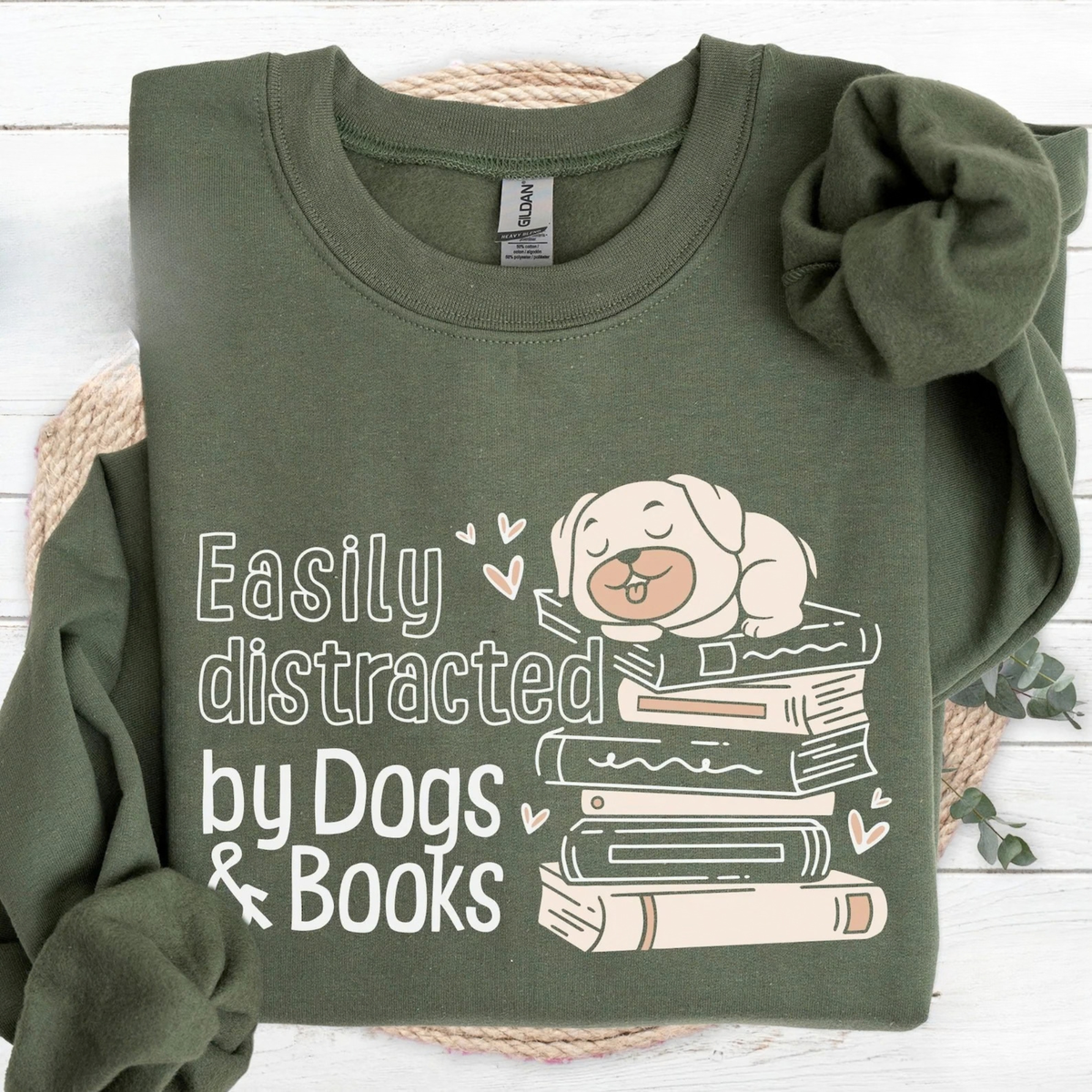 Dogs & Books Sweatshirt V2
