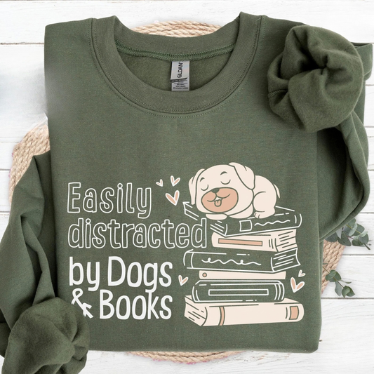Dogs & Books Sweatshirt V2