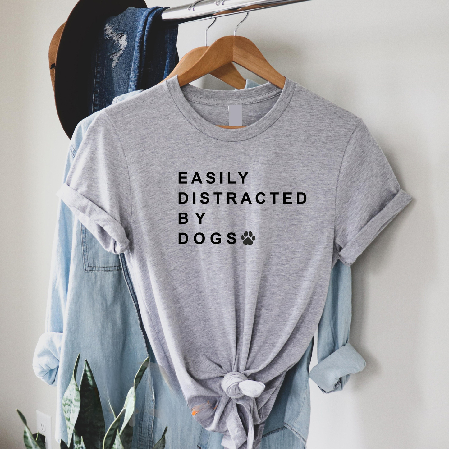 Easily Distracted By Dogs Tee V4