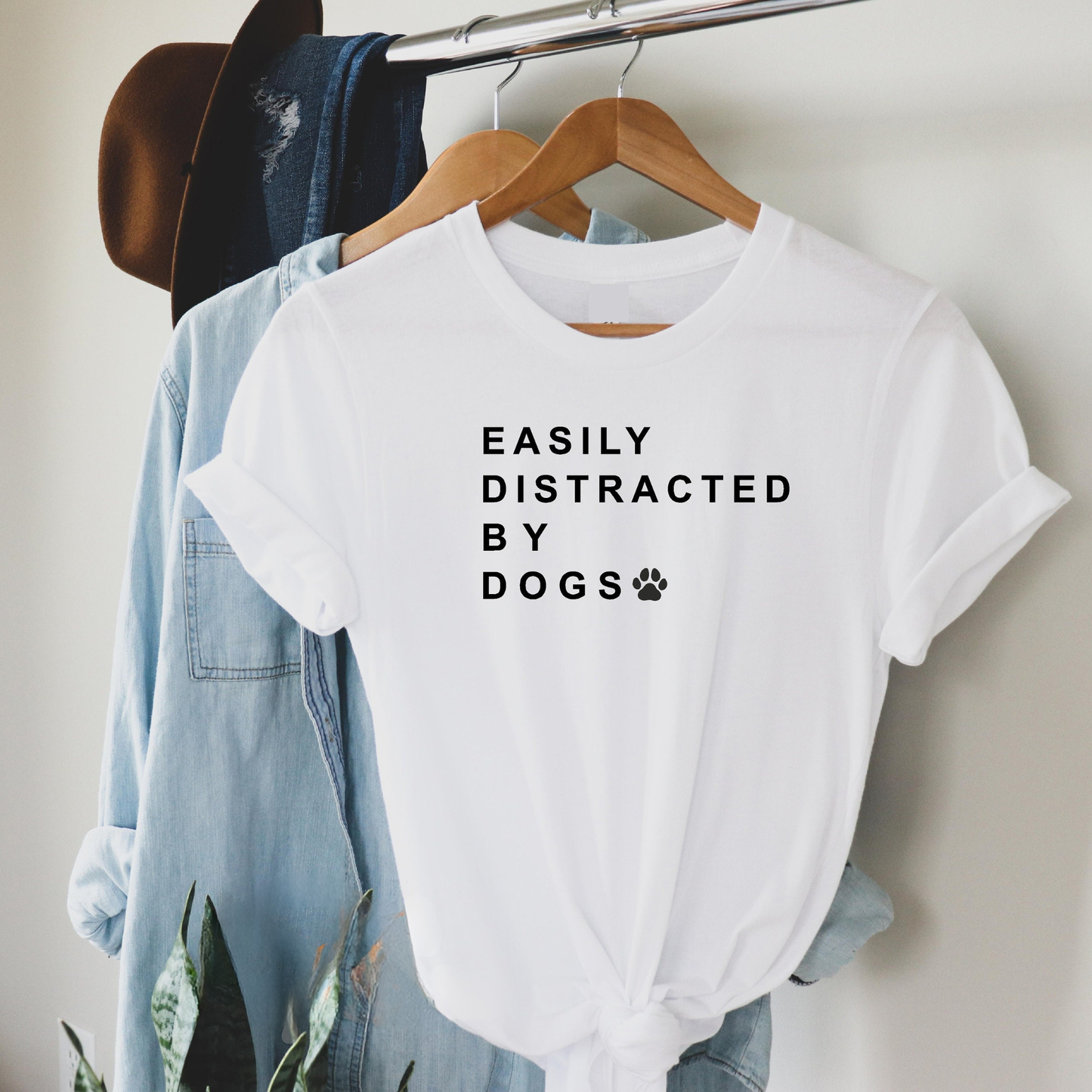 Easily Distracted By Dogs Tee V4