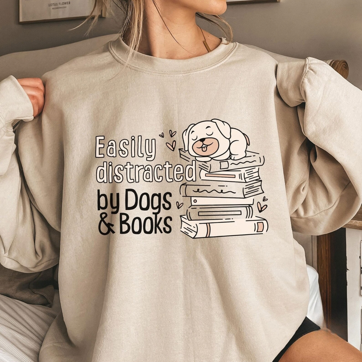 Dogs & Books Sweatshirt V2
