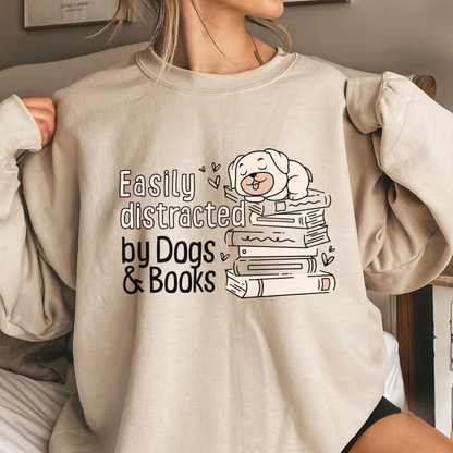 Dogs & Books Sweatshirt V2