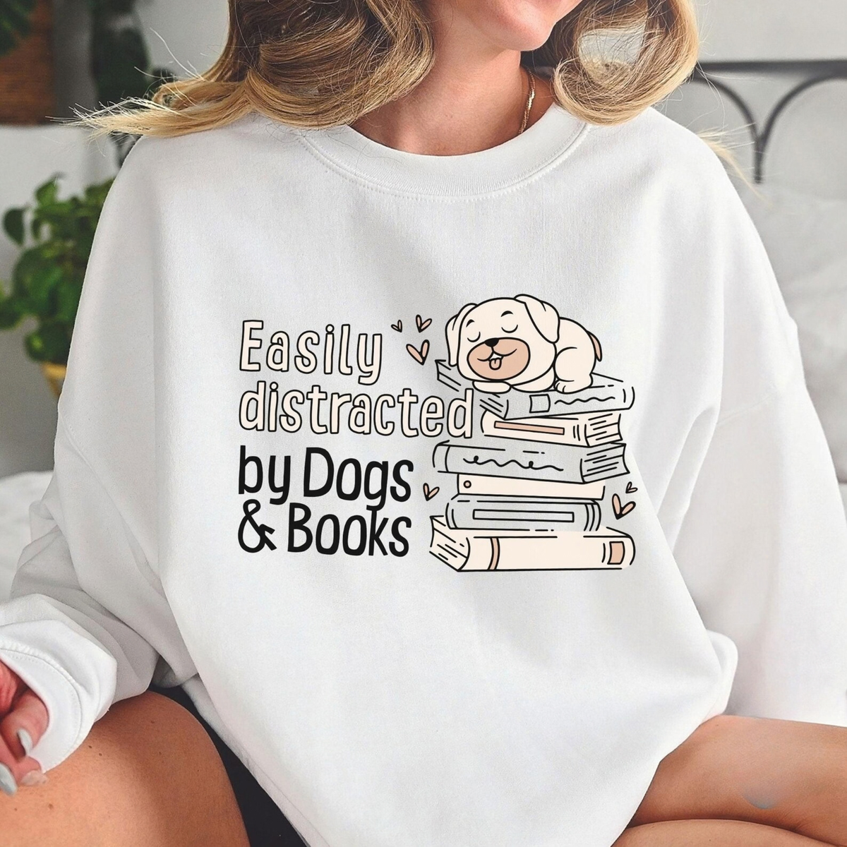 Dogs & Books Sweatshirt V2