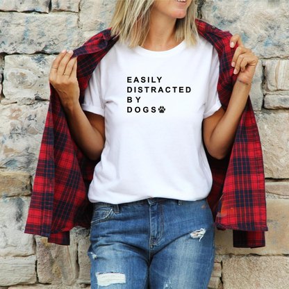 Easily Distracted By Dogs Tee V4