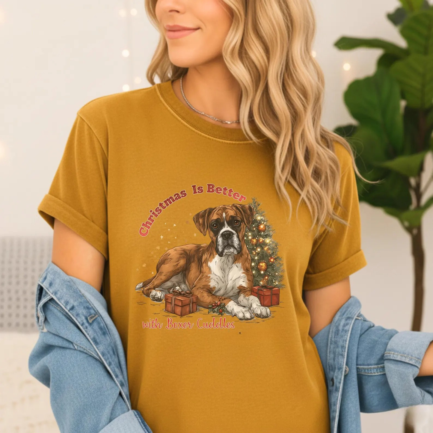 Boxer Christmas Shirt