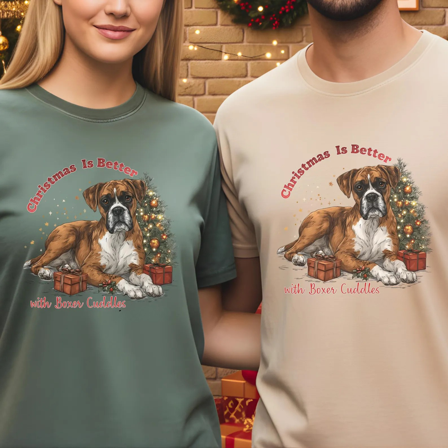 Boxer Christmas Shirt