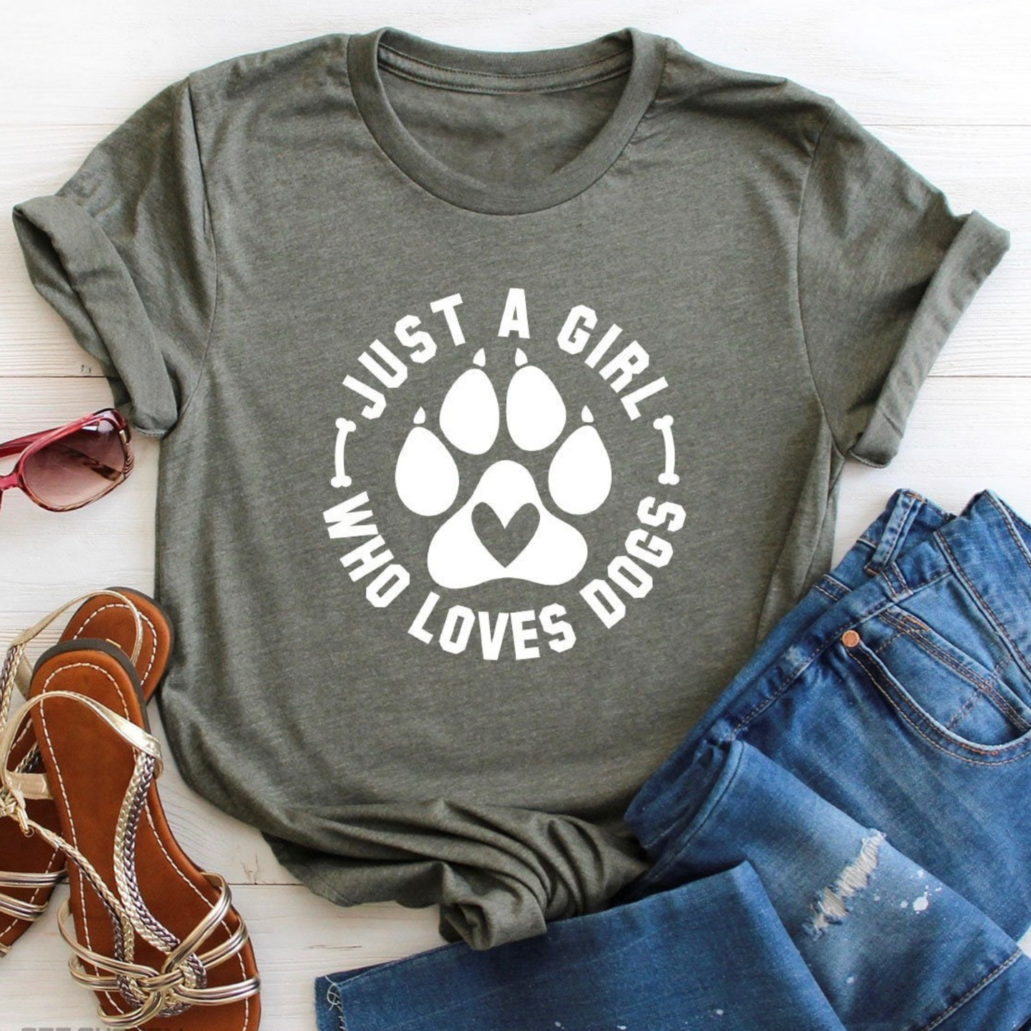 Just A Girl Tee V6