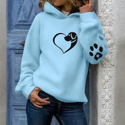 Dog Heart Paw Hoodie