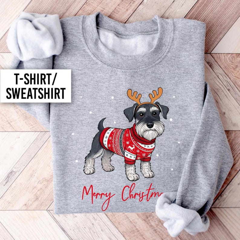 Christmas Miniature Schnauzer Sweater