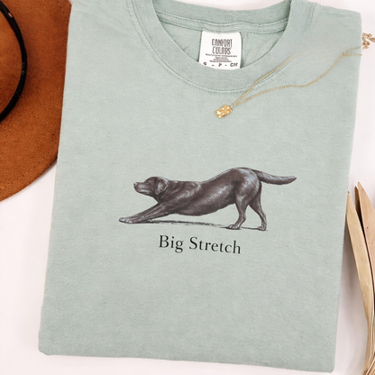 Big Stretch Chocolate Labrador Tee