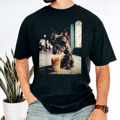 French Bulldog Iced Coffee Shirt