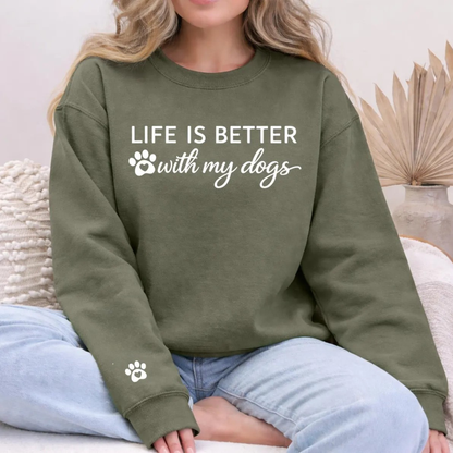 Life Is Better Sweatshirt 4