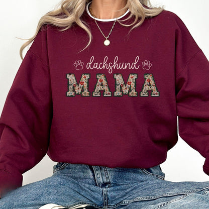 Floral Dachshund Sweater V2