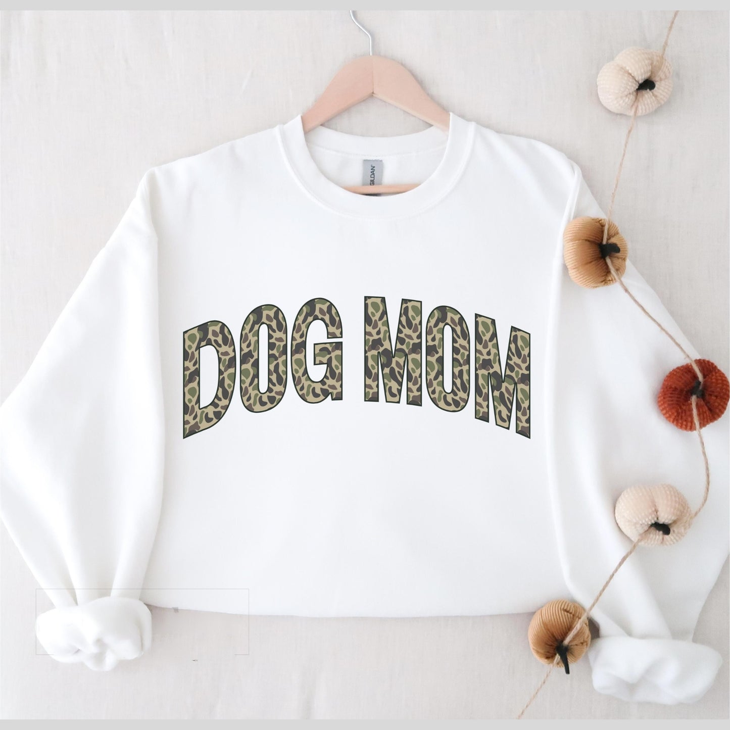 Dog Mom Camo Sweater