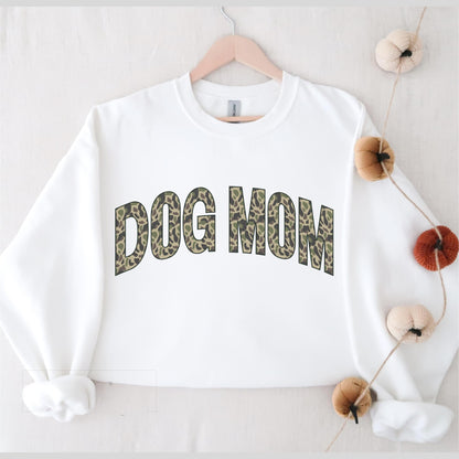 Dog Mom Camo Sweater