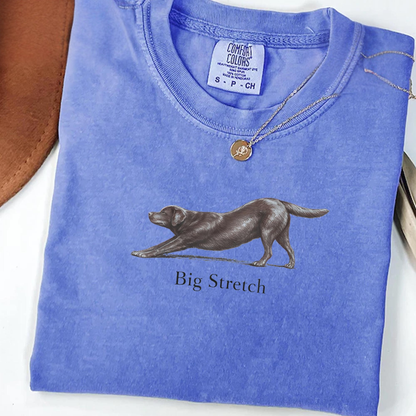 Big Stretch Chocolate Labrador Tee