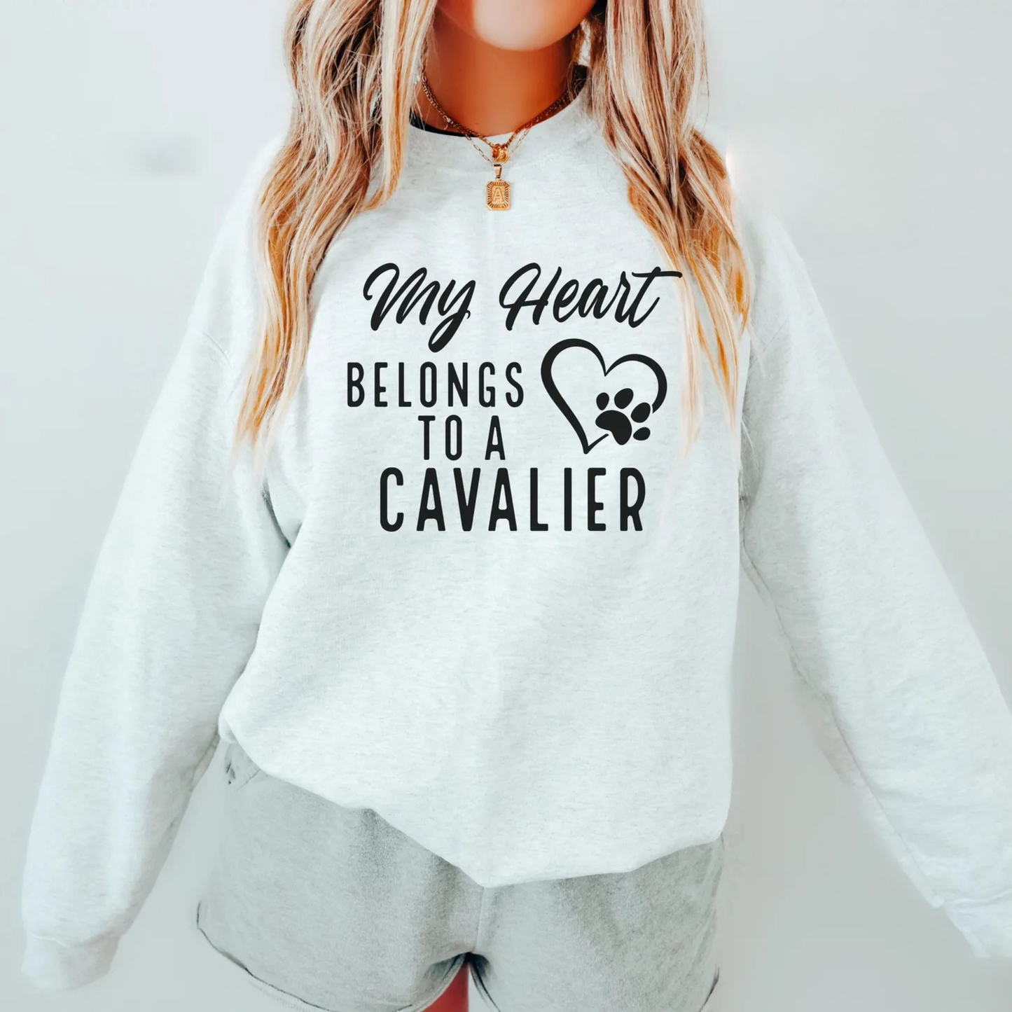 My Heart Belongs Cavalier Sweatshirt
