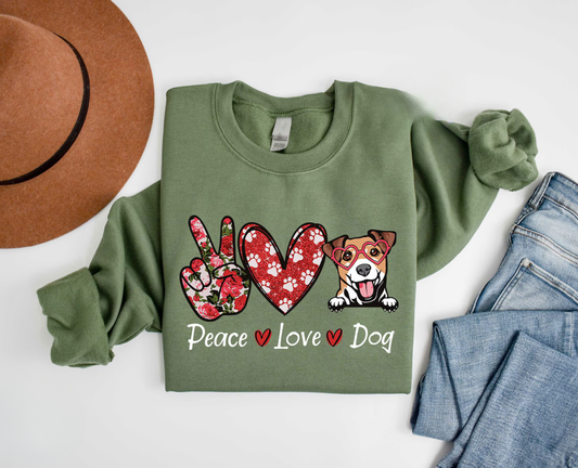 Peace Love Dogs Sweater V11