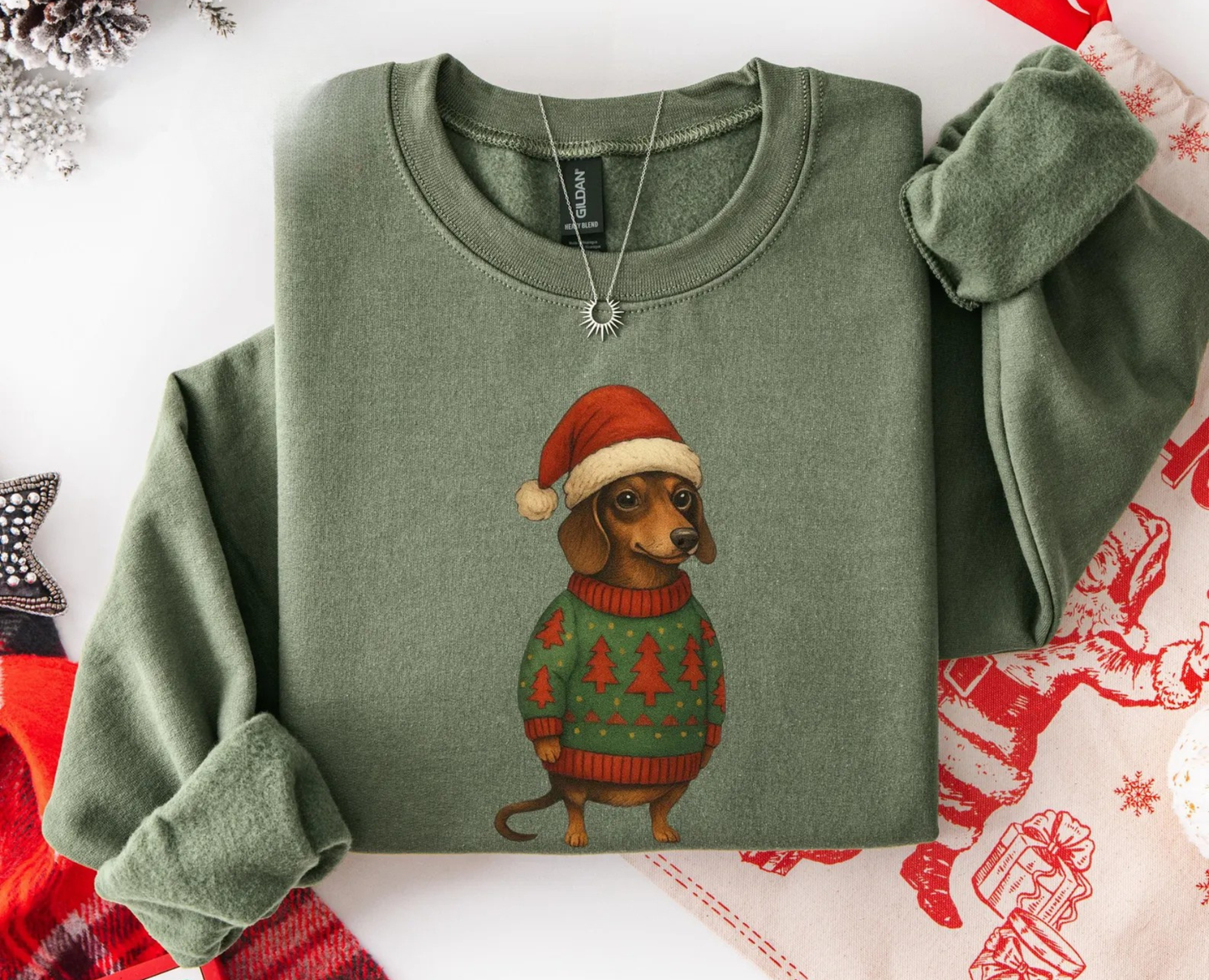 Dachshund Christmas Sweatshirt V5