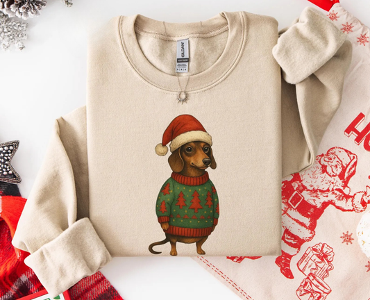 Dachshund Christmas Sweatshirt V5