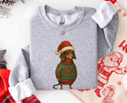 Dachshund Christmas Sweatshirt V5